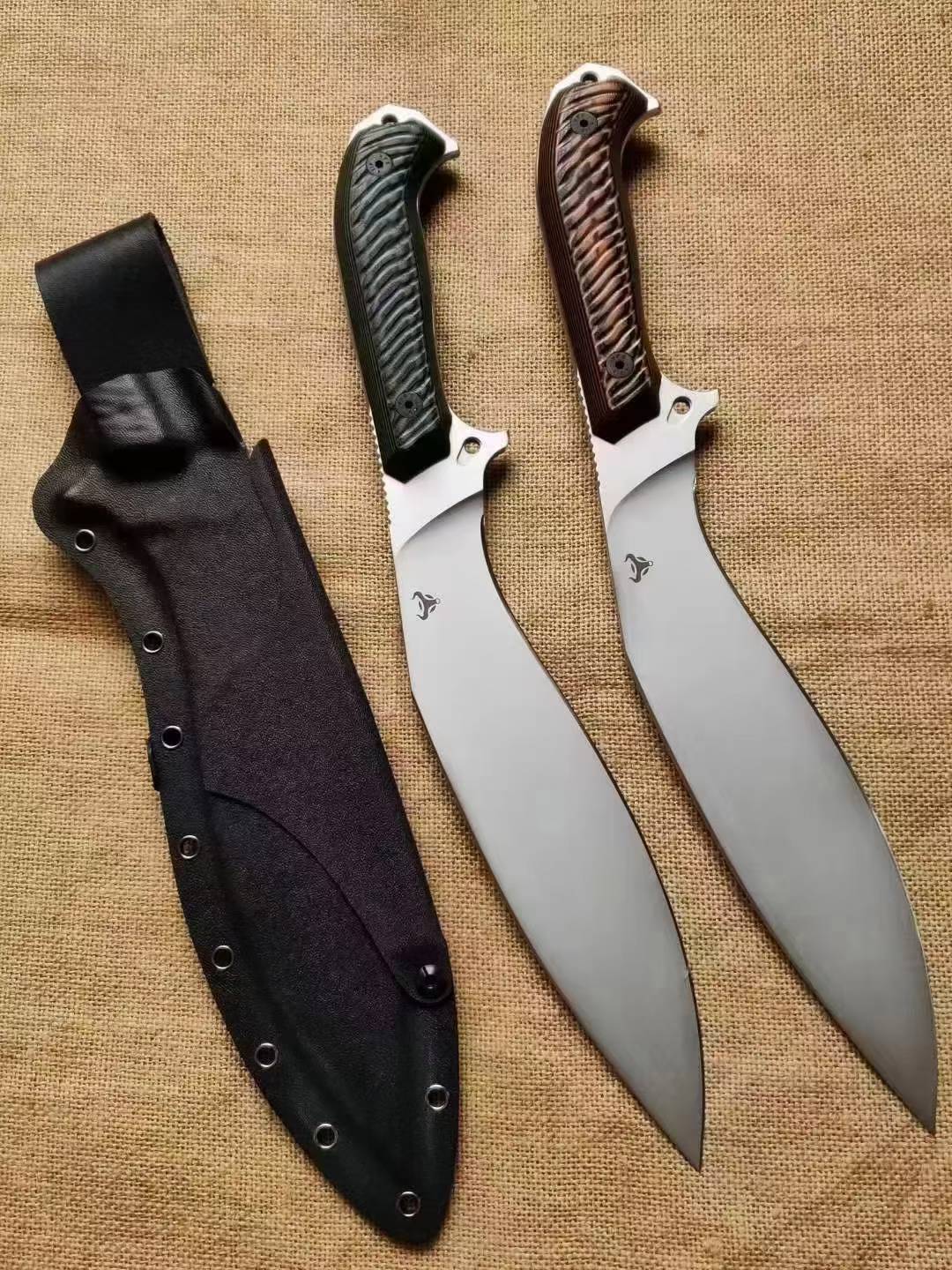HJF Horn Kukri O1 Steel Fixed Blade Knife