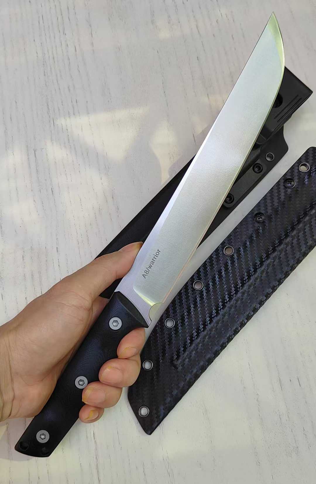 Bolte Warrior A8 Steel G10 Handle Fixe Blade Bowie Samurai Knife