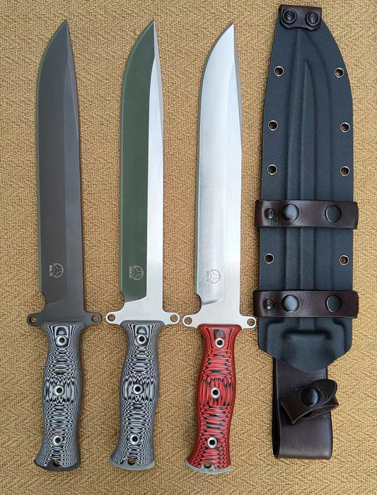 Gemini Cavalry Bolte A8 Steel Fixed Blade Bowie Knife