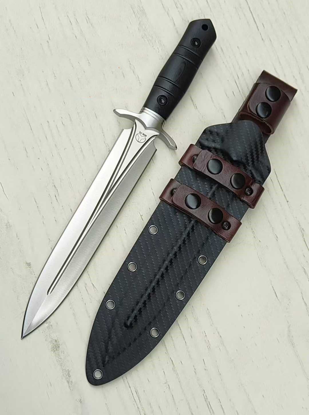 Bolte Ice Front V A8 Steel Dagger Double Blade Knife