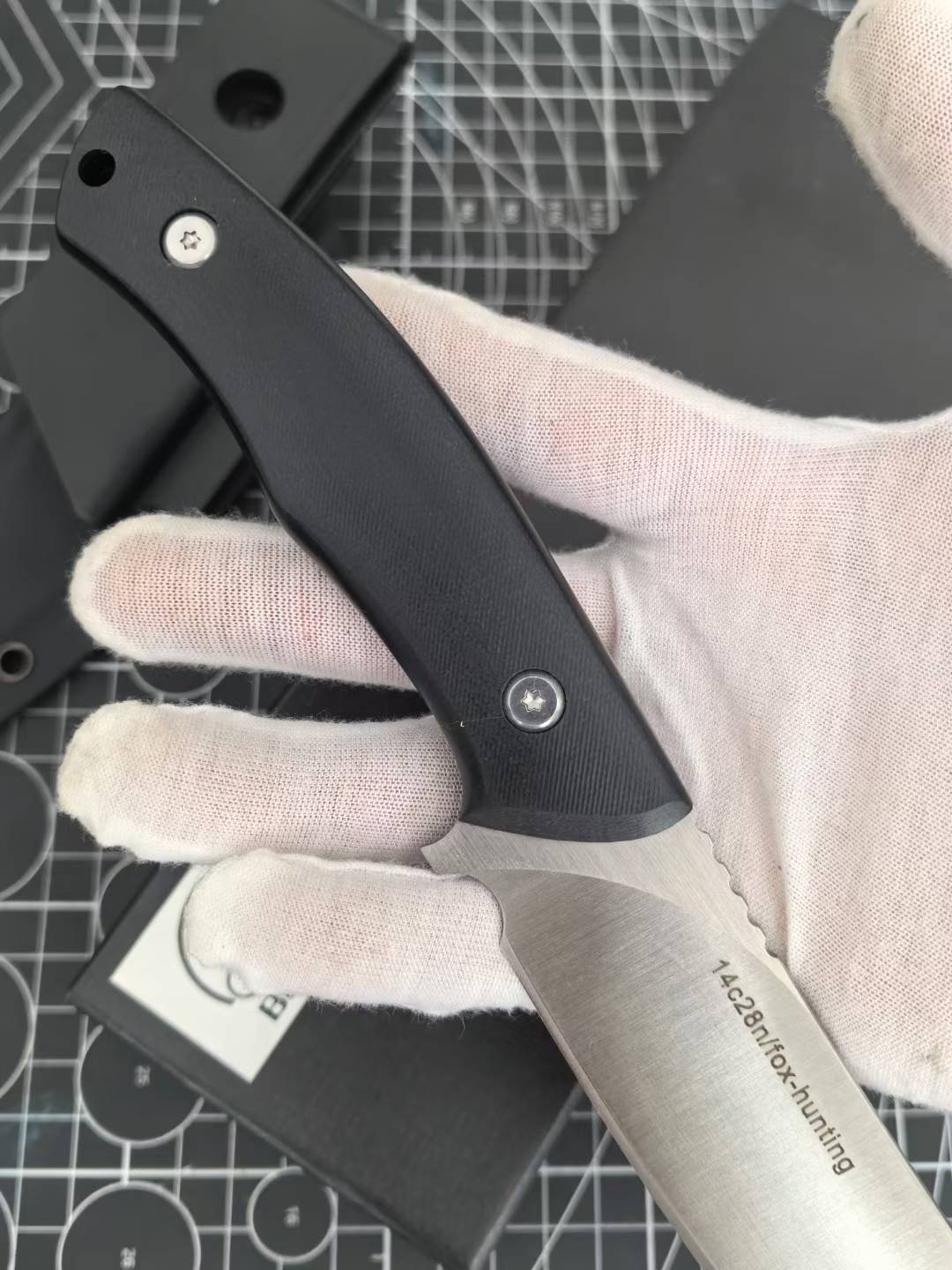 Bolte Fox Hunting 14C28N Steel Outdoor Fixed Blade Knife