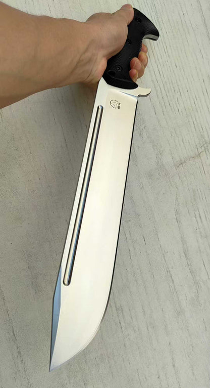 Bolte Sasquatch A8 Steel Big Bowie Fixed Blade Knife