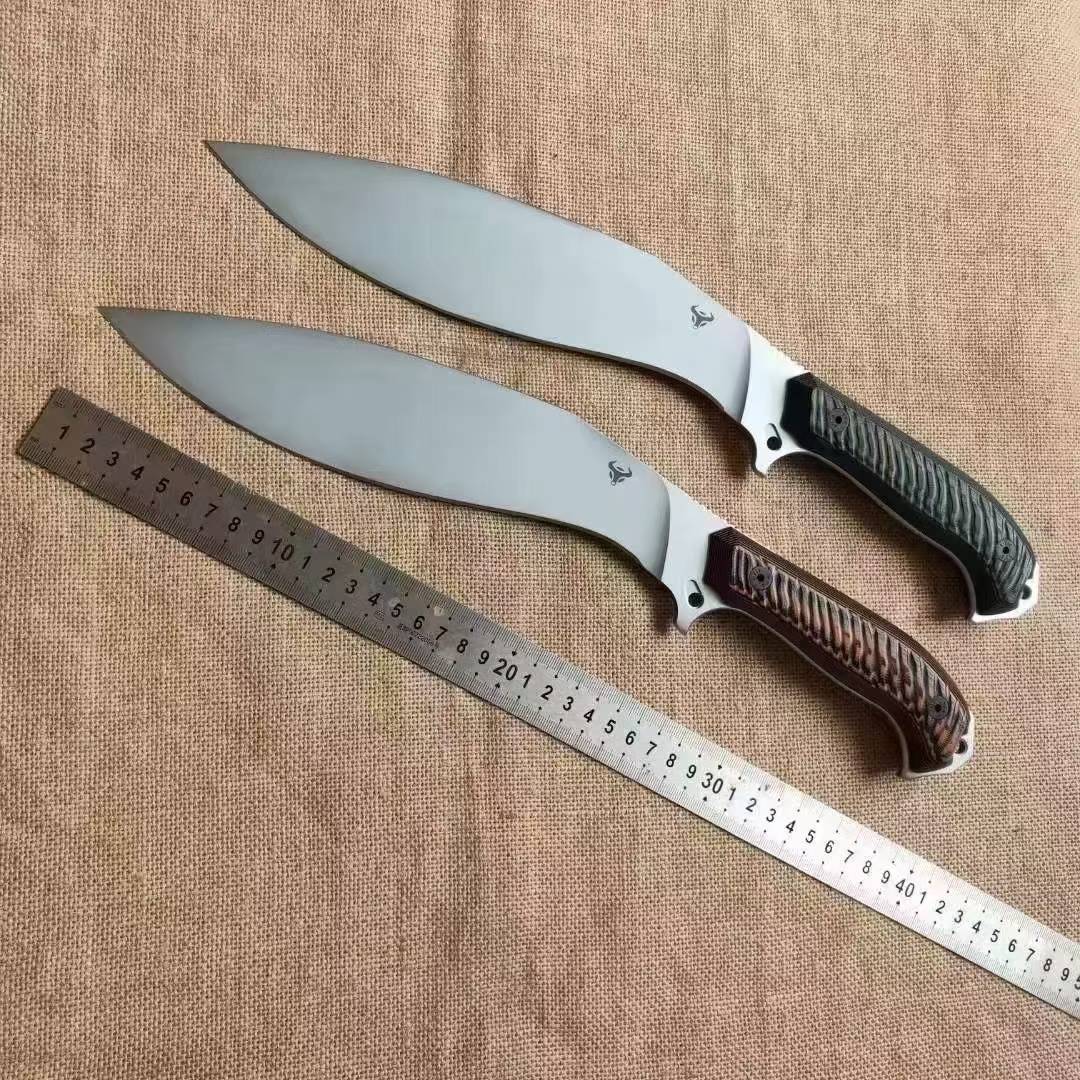 HJF Horn Kukri O1 Steel Fixed Blade Knife
