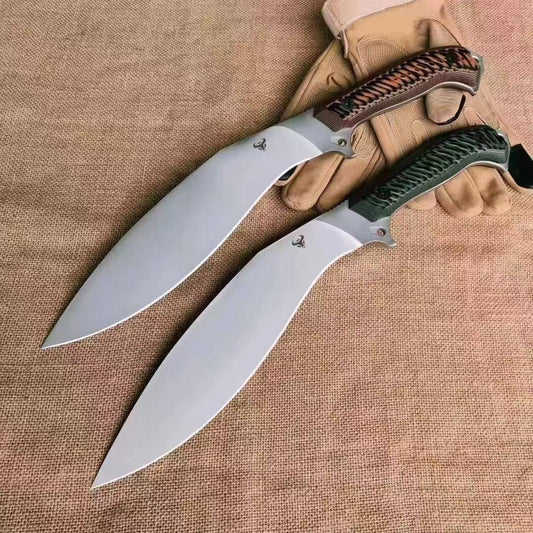 HJF Horn Kukri O1 Steel Fixed Blade Knife