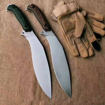 HJF Horn Kukri O1 Steel Fixed Blade Knife