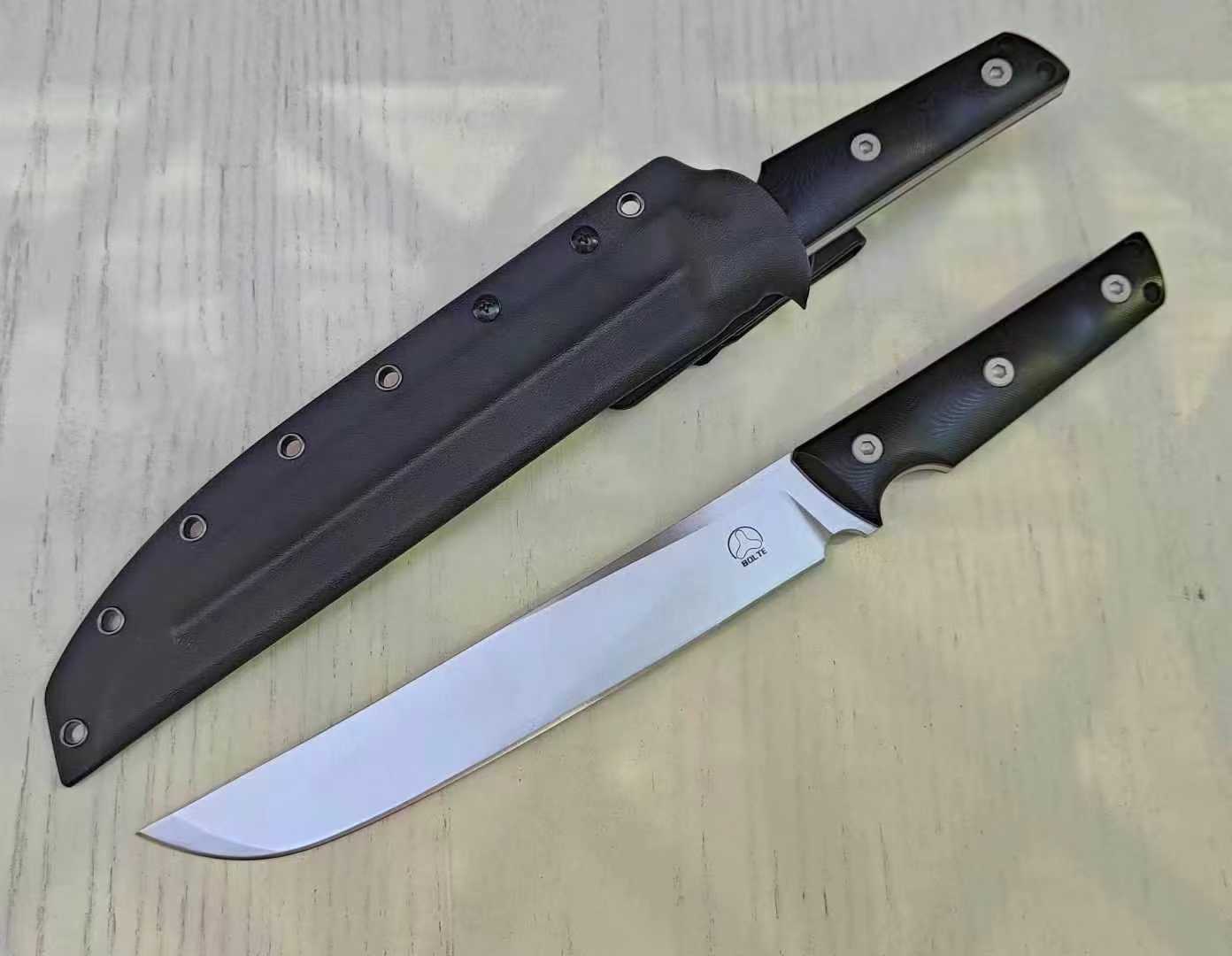 Bolte Warrior A8 Steel G10 Handle Fixe Blade Bowie Samurai Knife