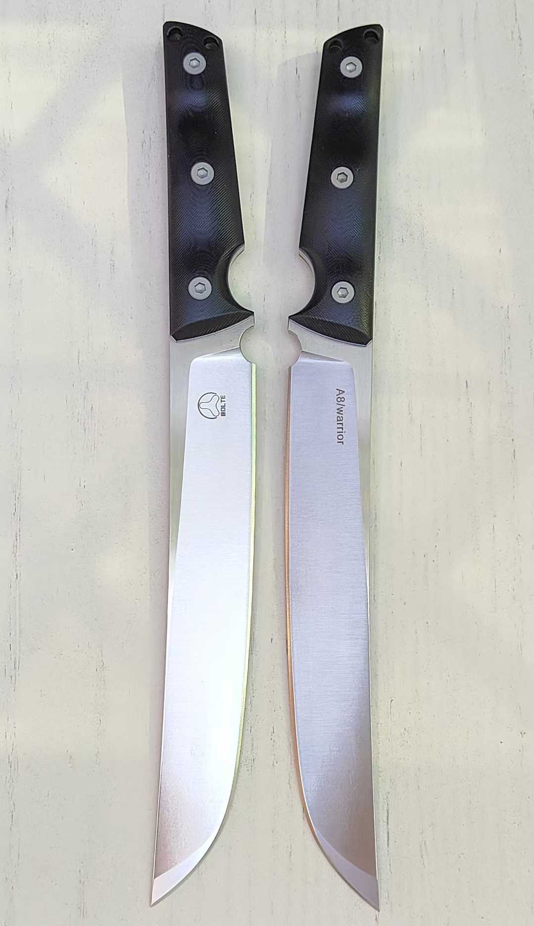 Bolte Warrior A8 Steel G10 Handle Fixe Blade Bowie Samurai Knife