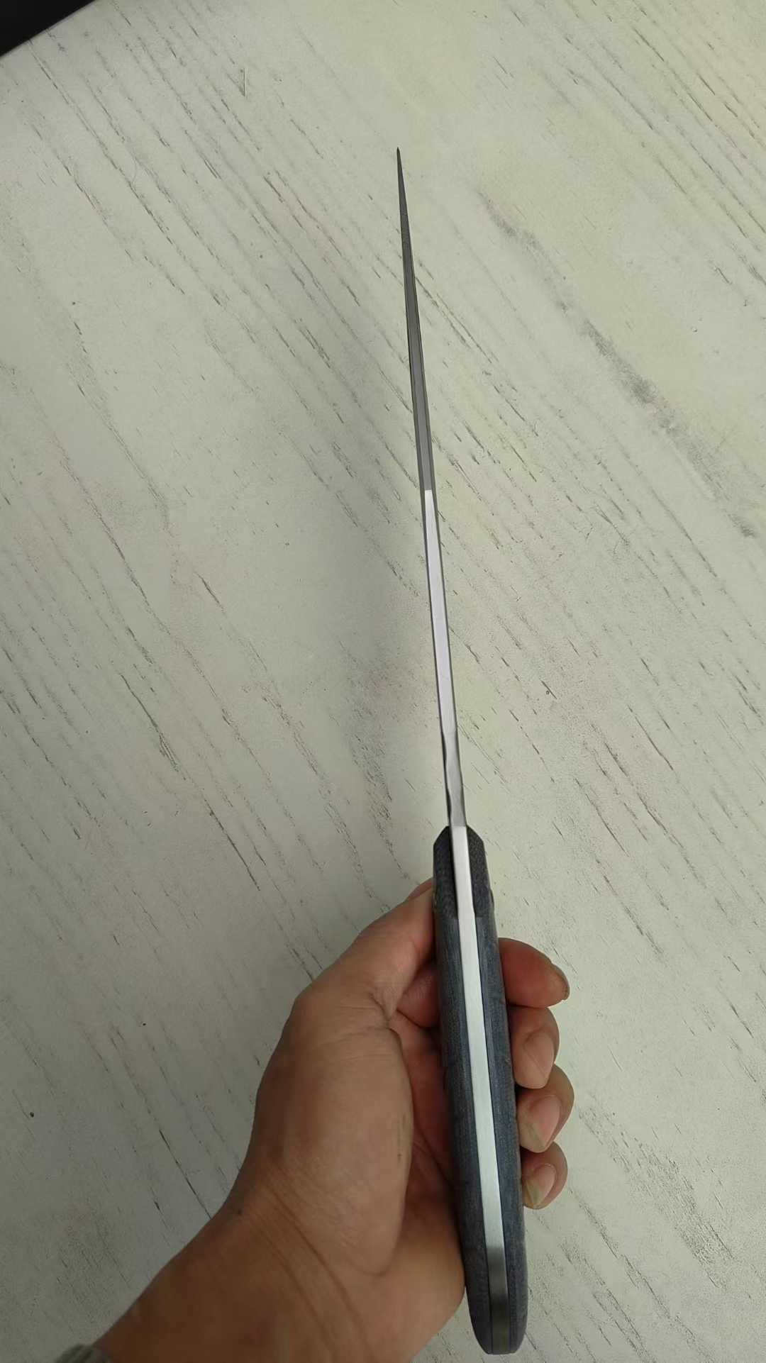 Bolte Pterosaur A8 Steel Big Bowie Fixed Blade Knife with Hand Guard