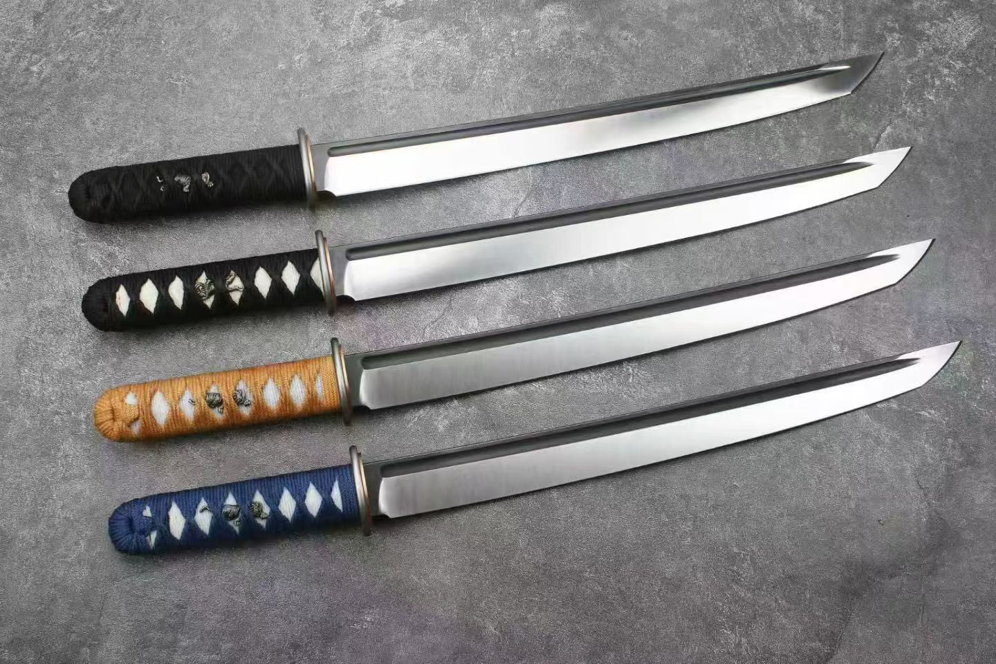 HJF War Tiger Plus Samurai Knife DC53 Steel Fixed Blade Knife