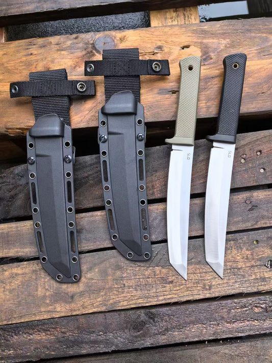 HJF Scout Tactical SLD Sandwich Steel Fixed Blade Knife