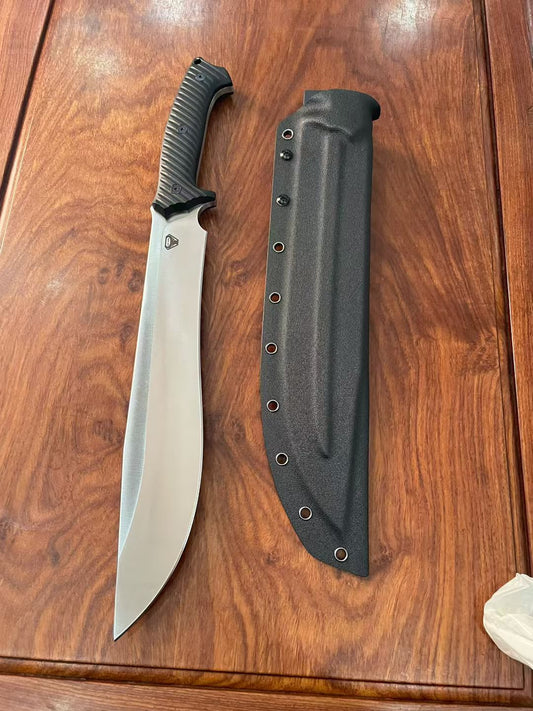 Bison PoJia Tactical DC53 Steel Fixed Blade Knife Bowie Knife
