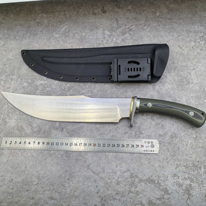Reclusedge Tactical DC53 Steel Fixed Blade Knife Bowie Knife