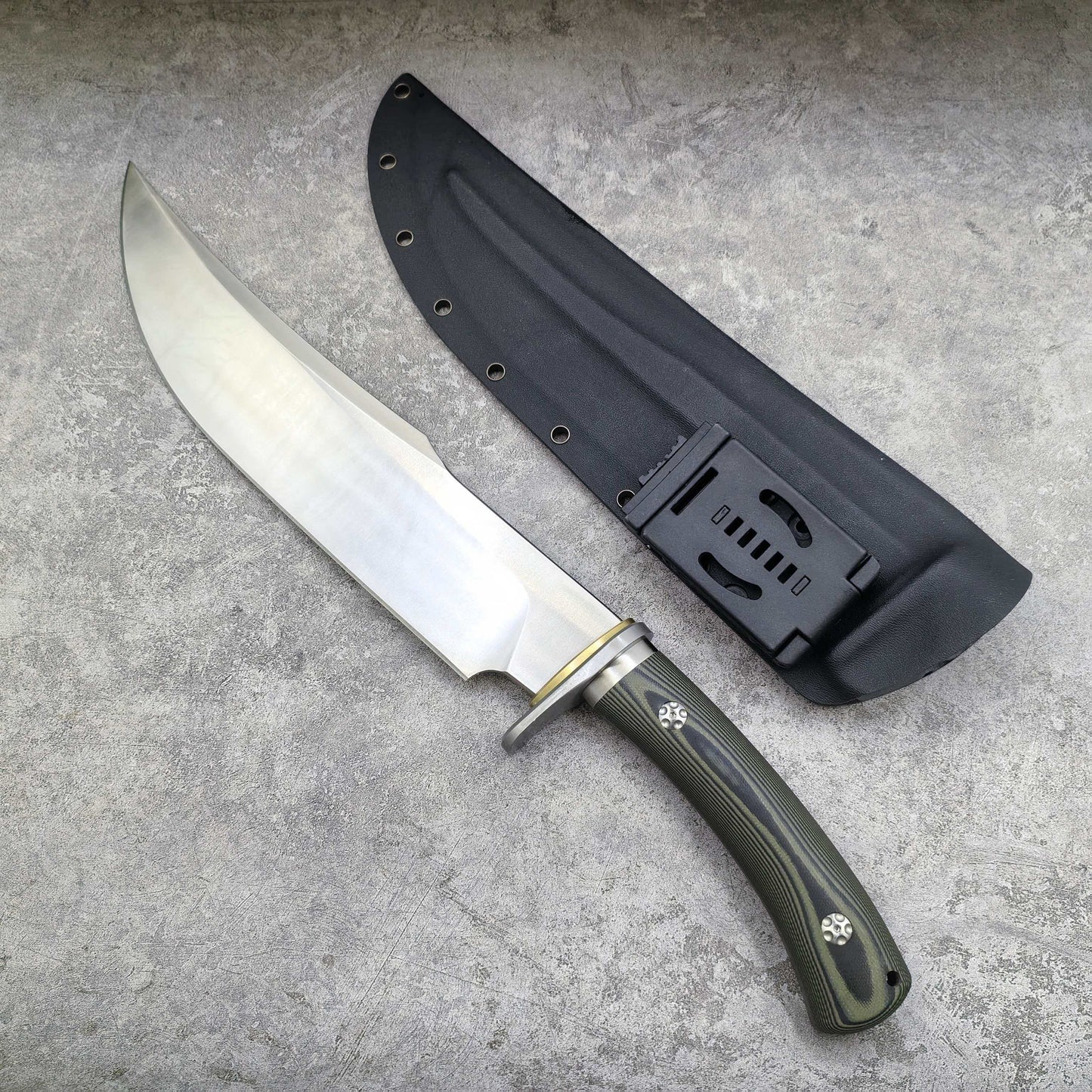 Reclusedge Tactical DC53 Steel Fixed Blade Knife Bowie Knife