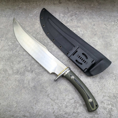 Reclusedge Tactical DC53 Steel Fixed Blade Knife Bowie Knife