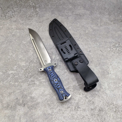 Reclusedge Light Gemini A8 Steel G10 Handle Fixe Blade Bowie Knife