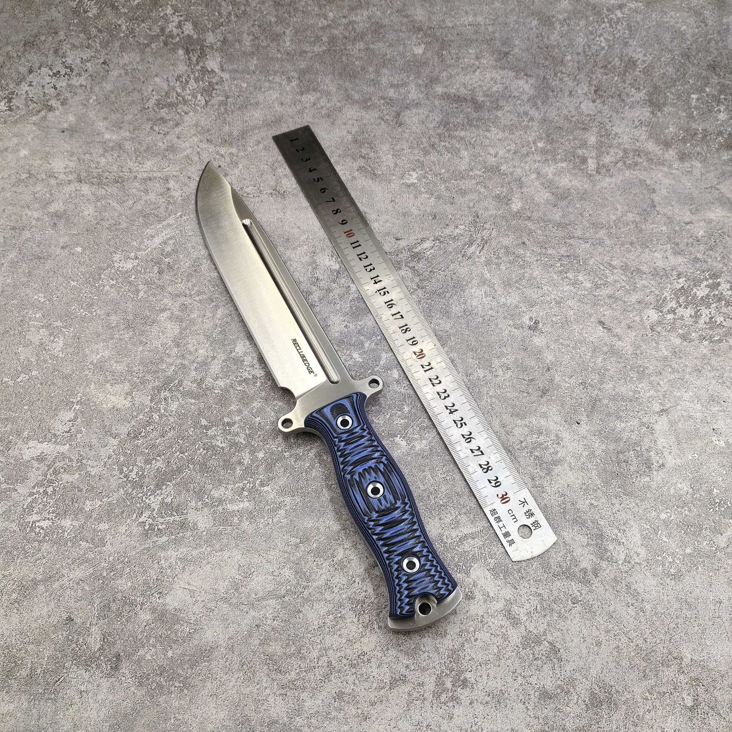 Reclusedge Light Gemini A8 Steel G10 Handle Fixe Blade Bowie Knife