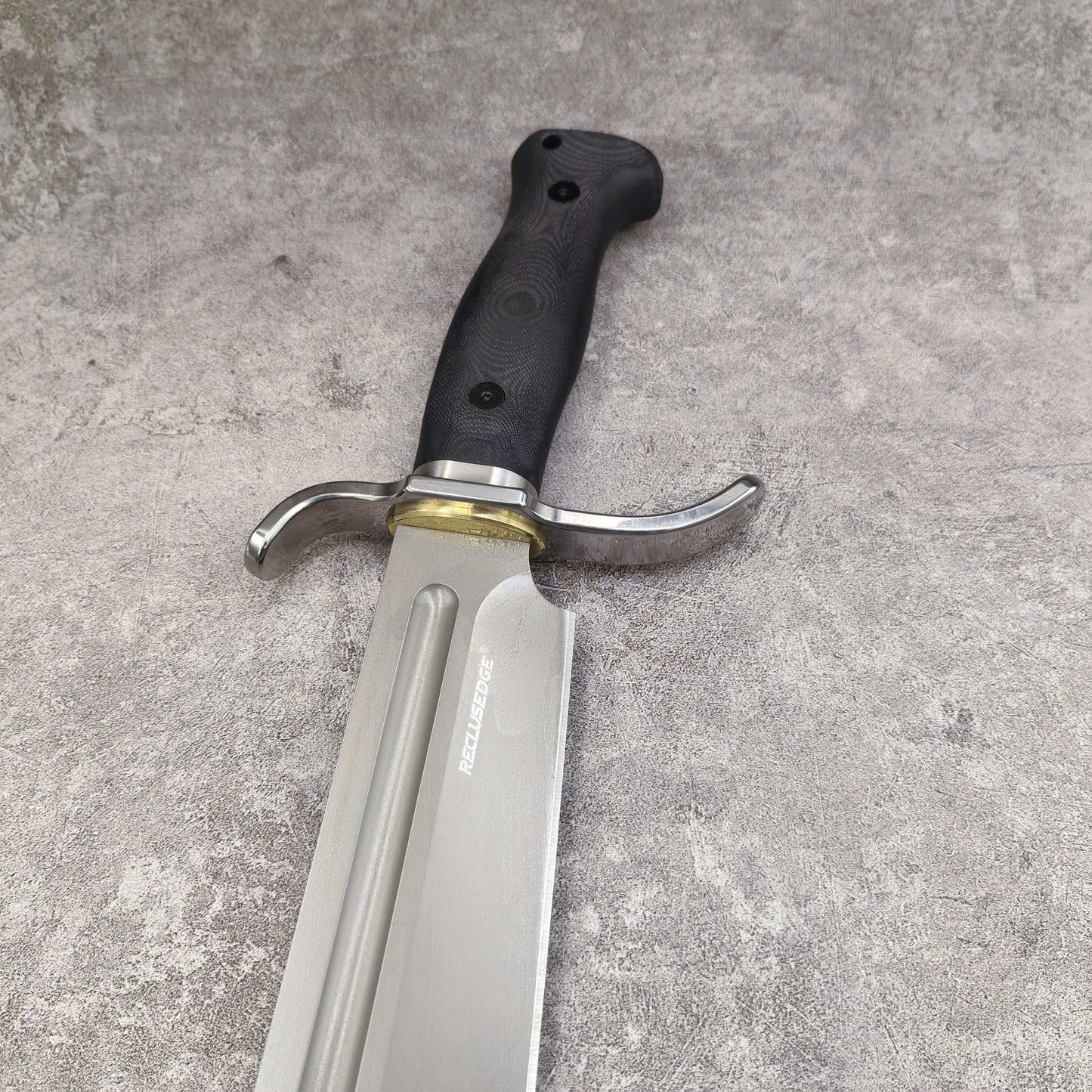 Reclusedge ZhanRen Tactical DC53 Steel Fixed Blade Knife Bowie Knife
