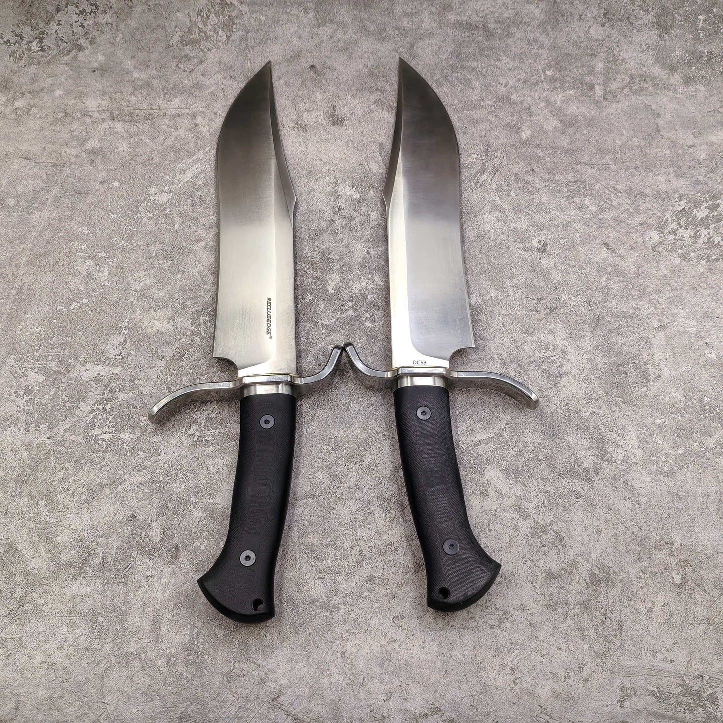 Reclusedge YinRen Tactical DC53 Steel Fixed Blade Knife Bowie Knife