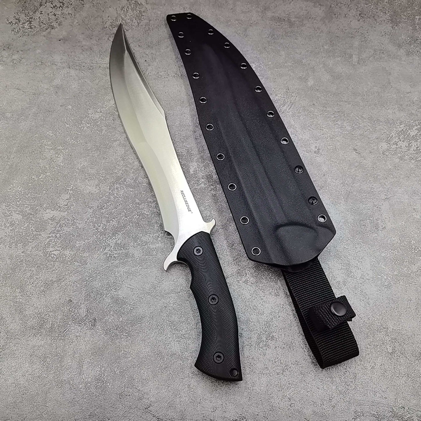 Reclusedge Frigate A8 Steel G10 Handle Fixed Blade Bowie Knife