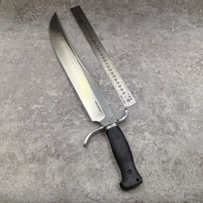Reclusedge ZhanShen Tactical DC53 Steel Fixed Blade Knife Bowie Knife