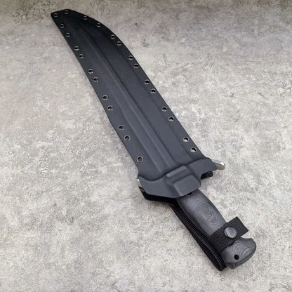 Reclusedge ZhanShen Tactical DC53 Steel Fixed Blade Knife Bowie Knife