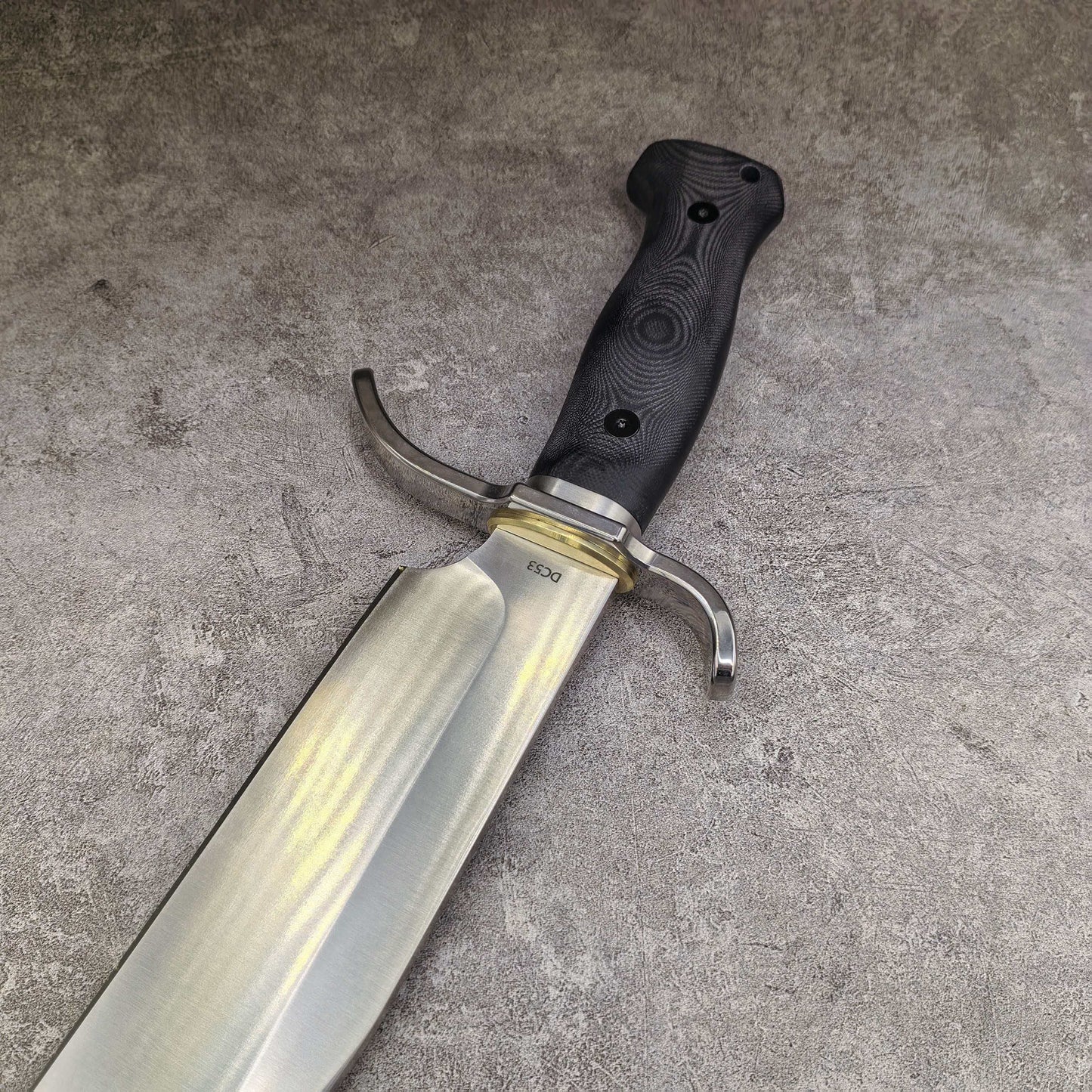 Reclusedge ZhanShen Tactical DC53 Steel Fixed Blade Knife Bowie Knife