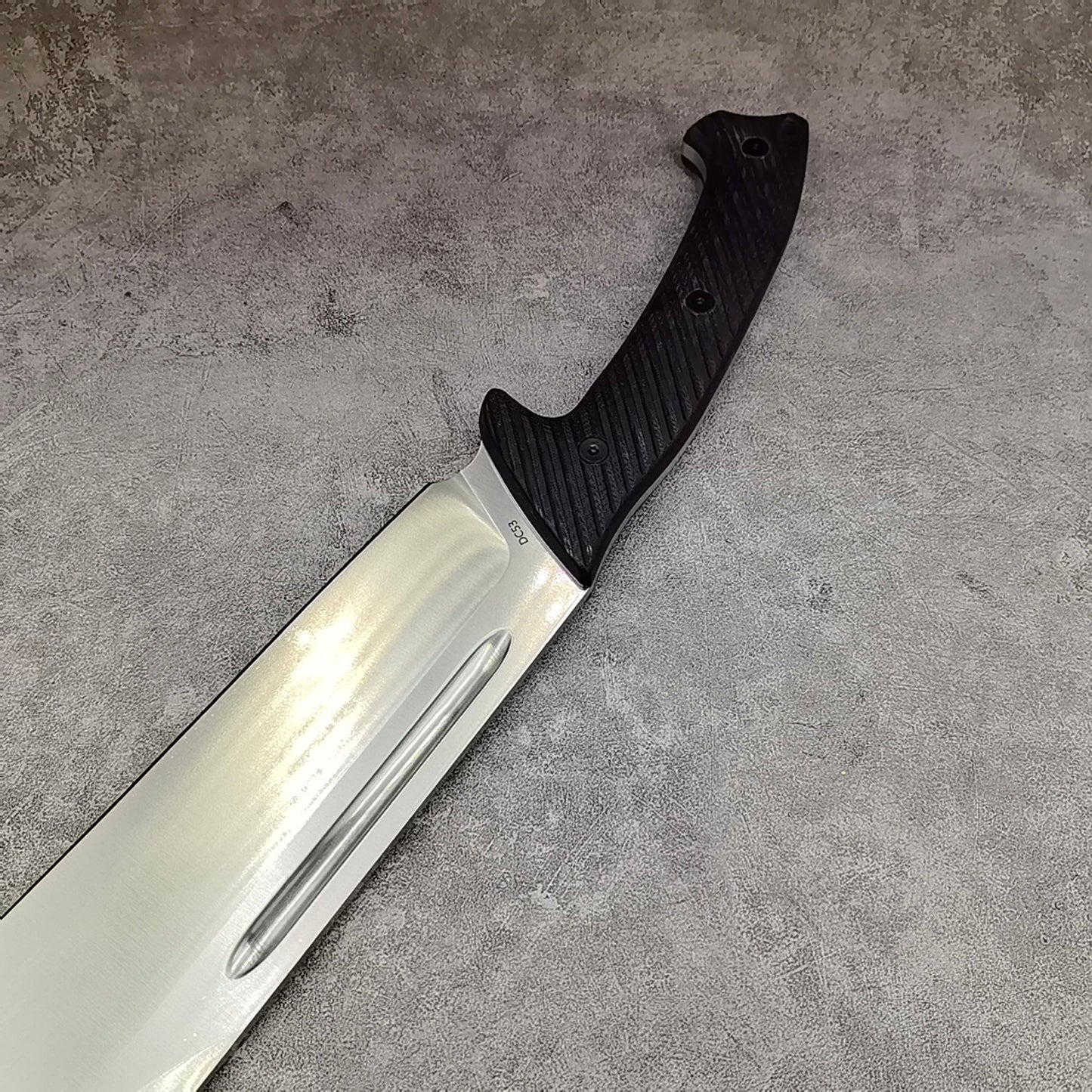 Reclusedge TuShen Tactical DC53 Steel Fixed Blade Knife Bowie Knife