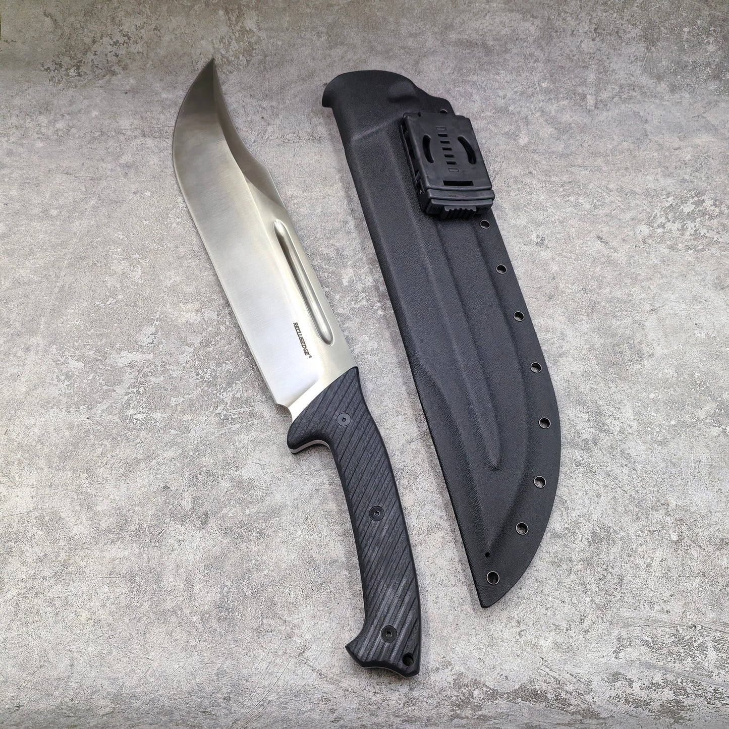 Reclusedge TuShen Tactical DC53 Steel Fixed Blade Knife Bowie Knife