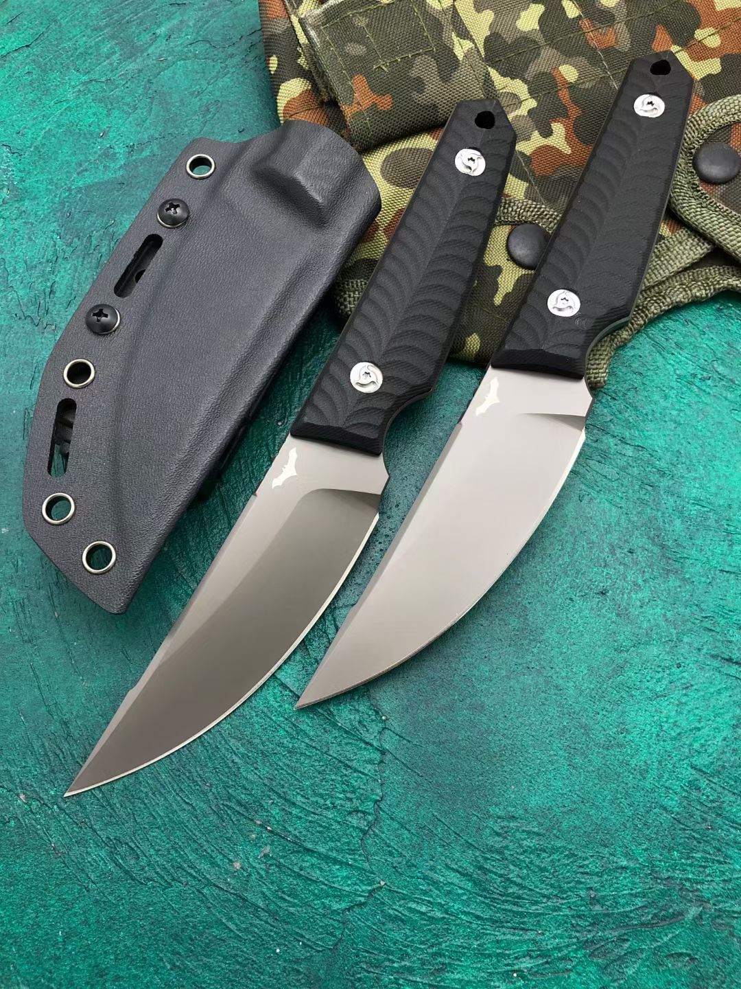 HeiSha DC53 Steel Outdoor Small Fixed Blade Knife