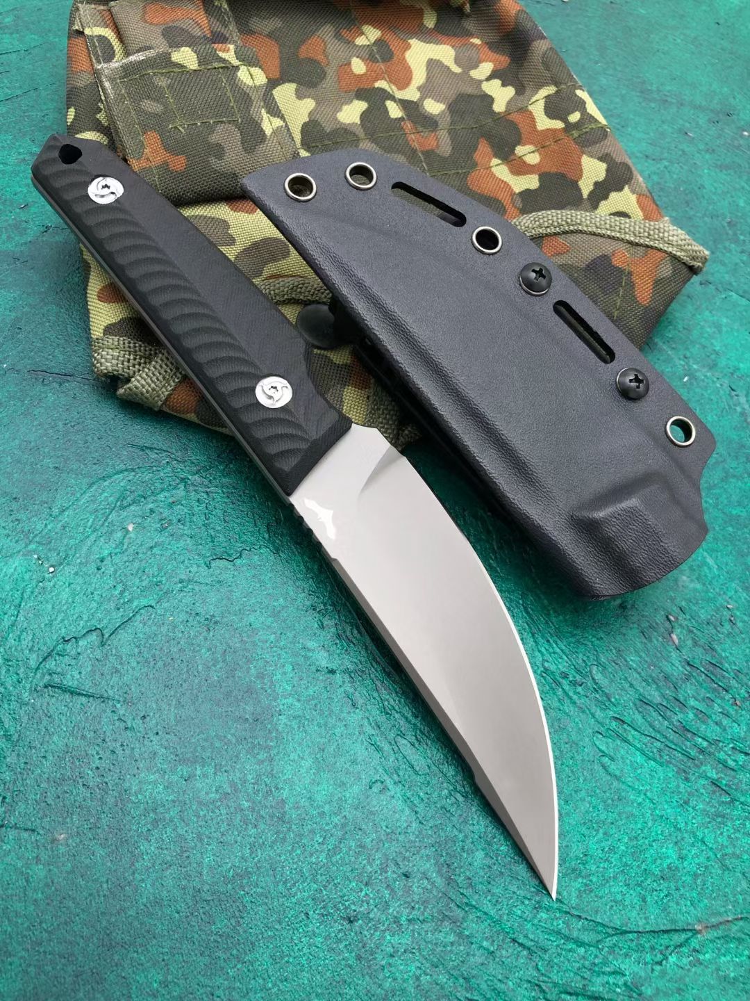 HeiSha DC53 Steel Outdoor Small Fixed Blade Knife