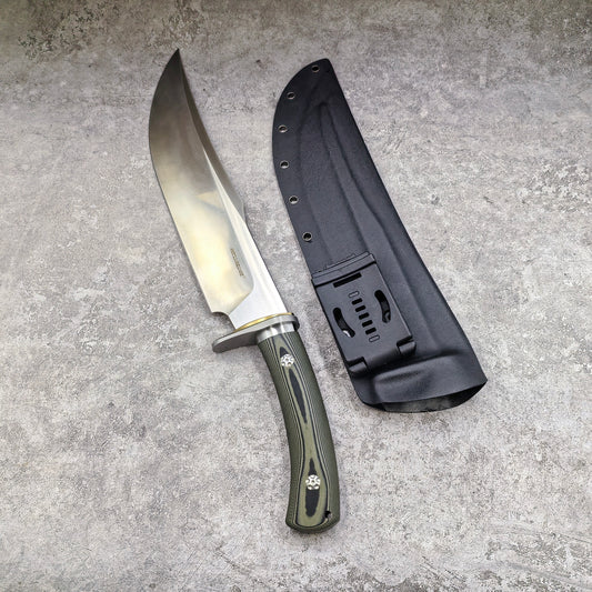 Reclusedge Tactical DC53 Steel Fixed Blade Knife Bowie Knife