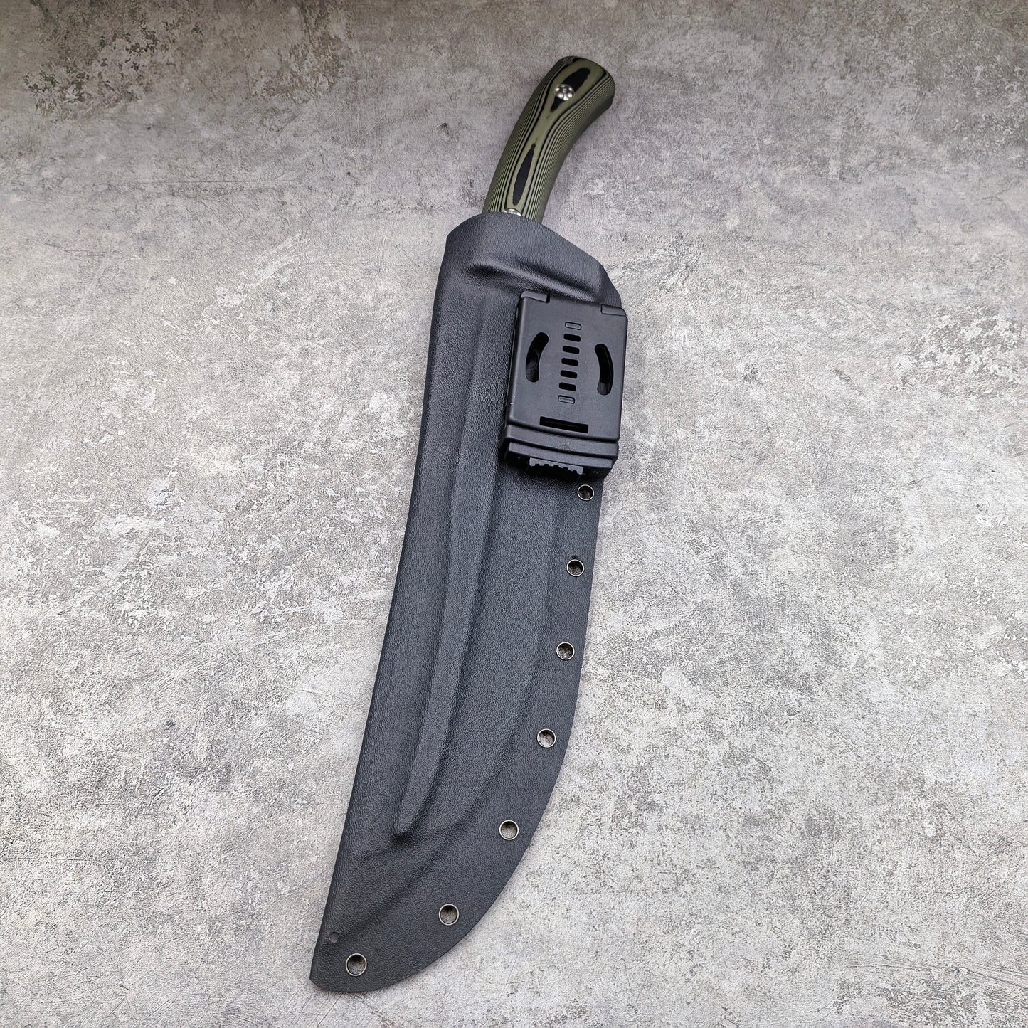 Reclusedge Tactical DC53 Steel Fixed Blade Knife Bowie Knife