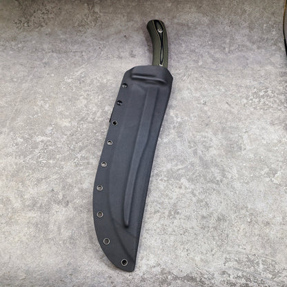 Reclusedge Tactical DC53 Steel Fixed Blade Knife Bowie Knife