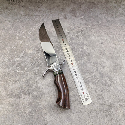 Reclusedge  Mirror Light Surface DC53 Steel Fixed Blade Knife Bowie Knife For Collection