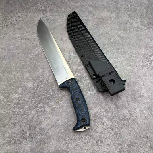 Reclusedge Tactical A8 Steel Fixed Blade Knife Bushcraft Knife