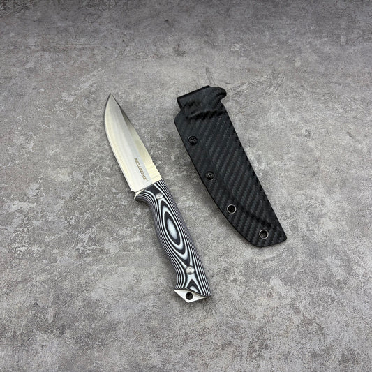 Reclusedge Dolphin 14C28N Steel G10 Handle Fixed Blade Bushcraft Knife