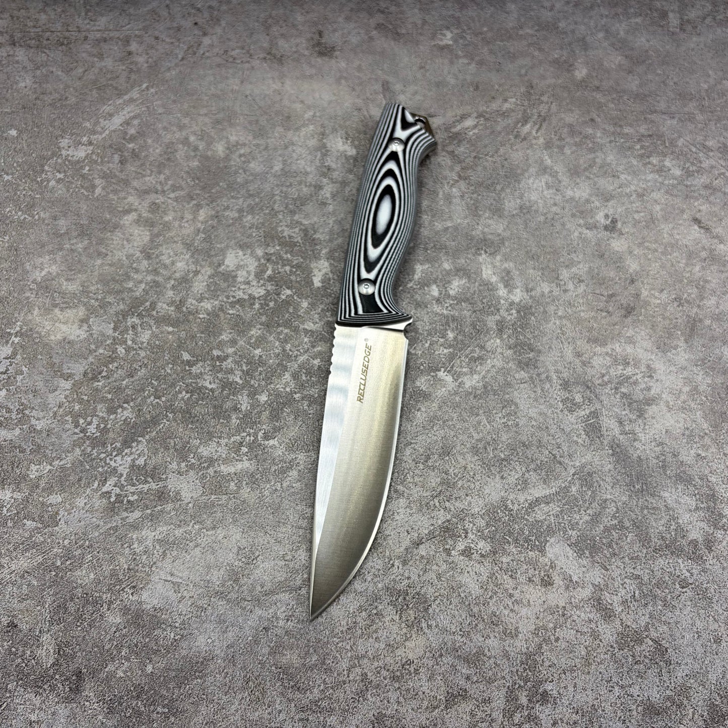 Reclusedge Dolphin 14C28N Steel G10 Handle Fixed Blade Bushcraft Knife