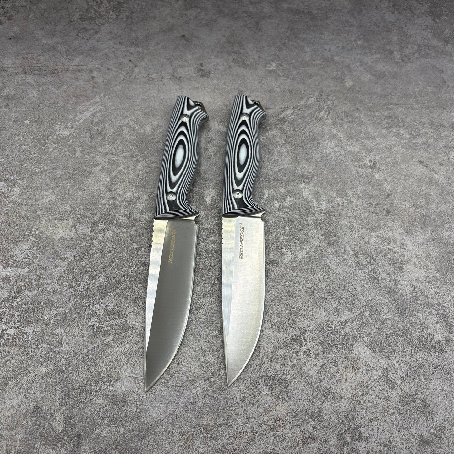 Reclusedge Dolphin 14C28N Steel G10 Handle Fixed Blade Bushcraft Knife