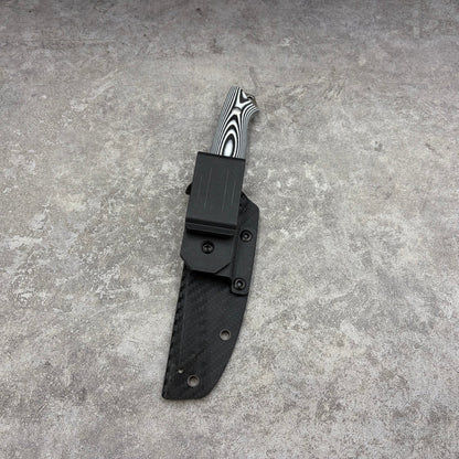 Reclusedge Dolphin 14C28N Steel G10 Handle Fixed Blade Bushcraft Knife