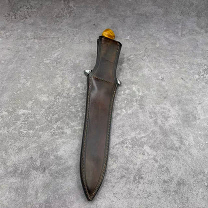 Reclusedge Emperor Wooz Steel Dagger Fixed Blade Knife for Collection