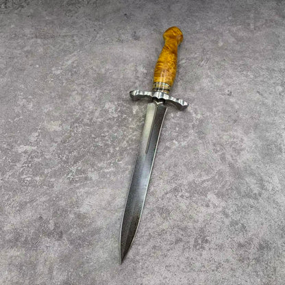 Reclusedge Emperor Wooz Steel Dagger Fixed Blade Knife for Collection