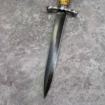 Reclusedge Emperor Wooz Steel Dagger Fixed Blade Knife for Collection