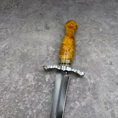 Reclusedge Emperor Wooz Steel Dagger Fixed Blade Knife for Collection