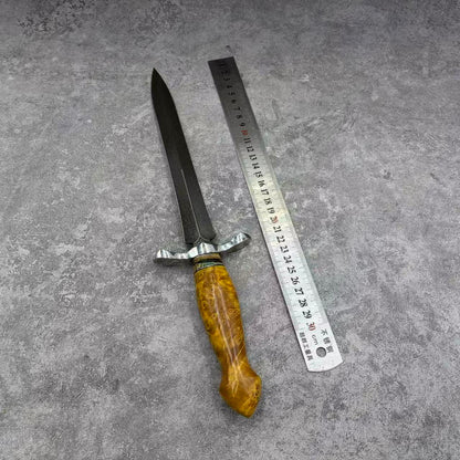 Reclusedge Emperor Wooz Steel Dagger Fixed Blade Knife for Collection
