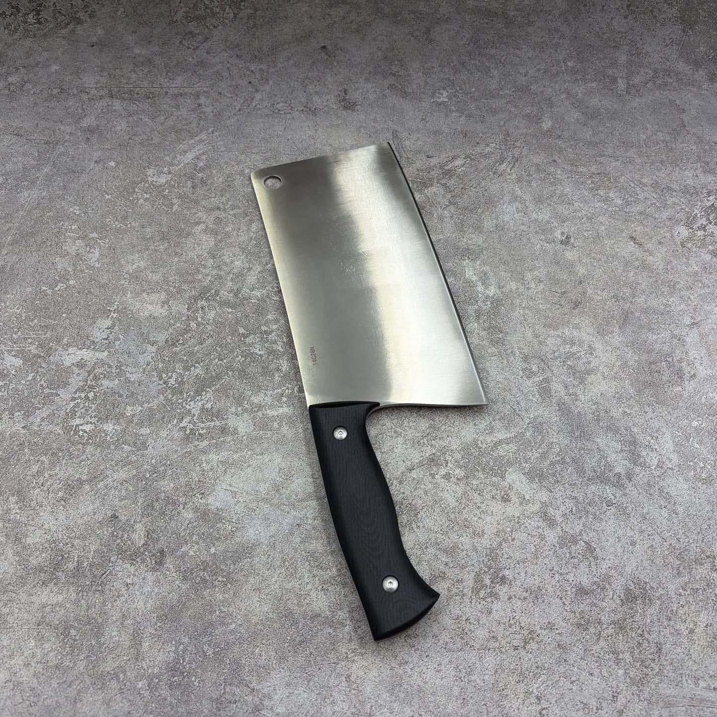 Reclusedge 14C28N Steel G10 Handle Cleaver Kitchen Knife