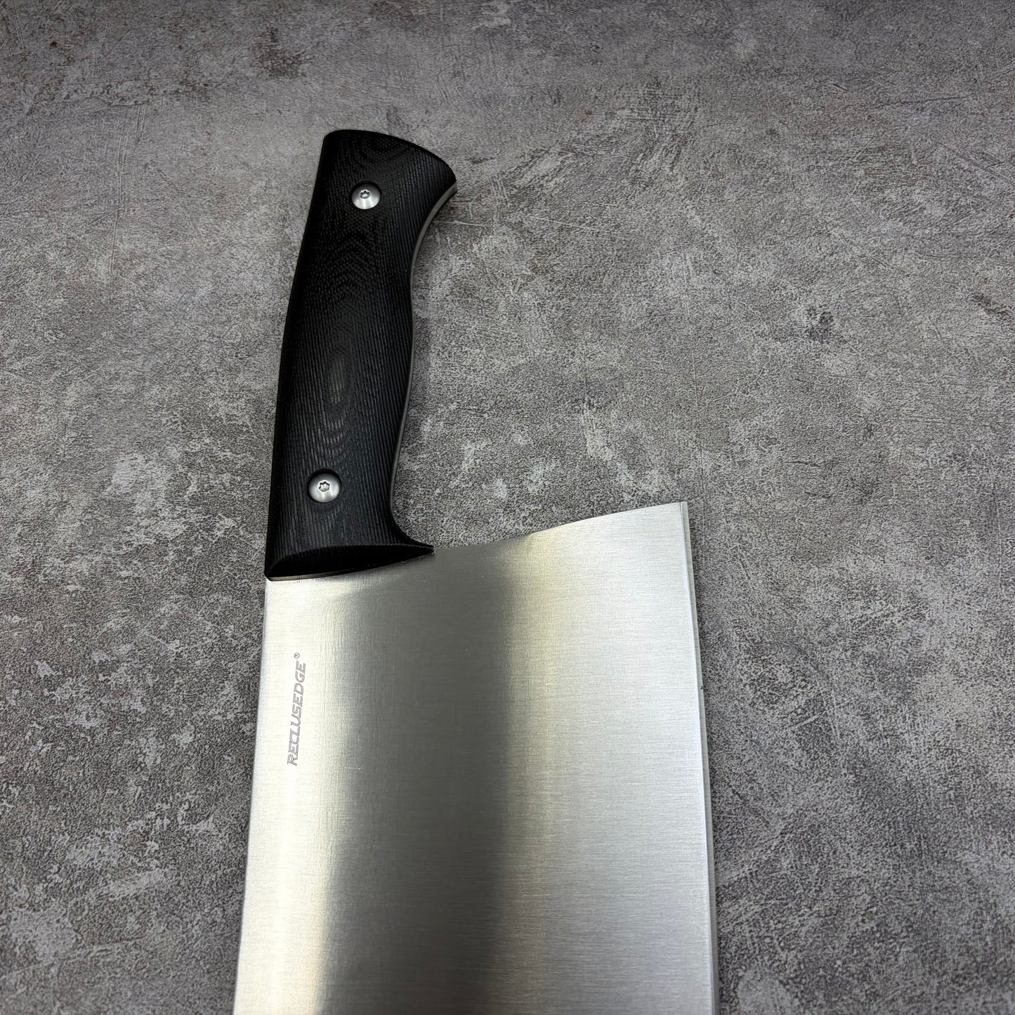 Reclusedge 14C28N Steel G10 Handle Cleaver Kitchen Knife