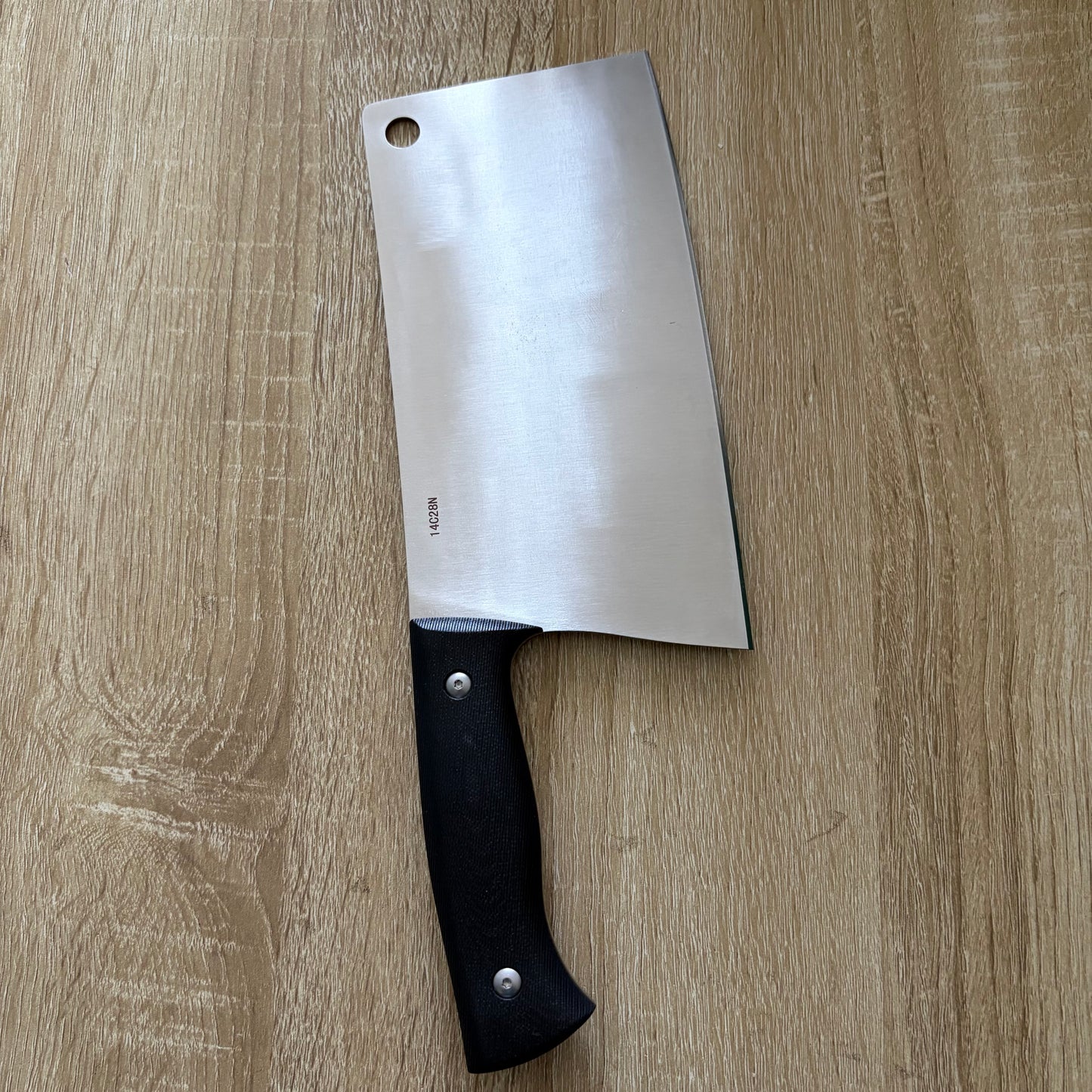Reclusedge 14C28N Steel G10 Handle Cleaver Kitchen Knife