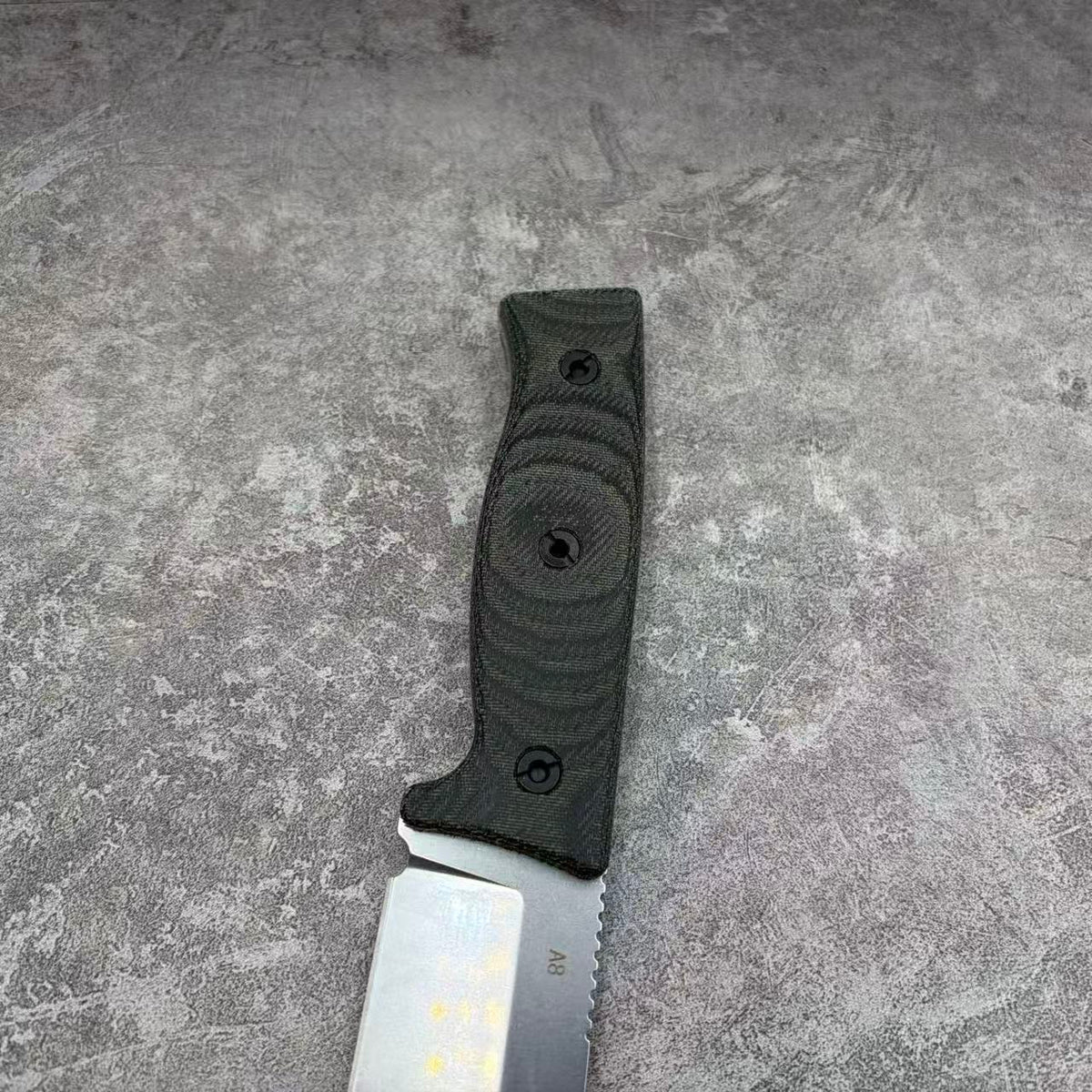 Reclusedge A8 Steel Micarta Handle Fixed Blade Knife
