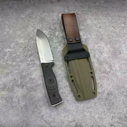 Reclusedge A8 Steel Micarta Handle Fixed Blade Knife