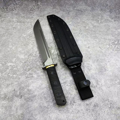Reclusedge JieDuShi Tactical DC53 Steel Fixed Blade Knife Japanese Samurai Kanata